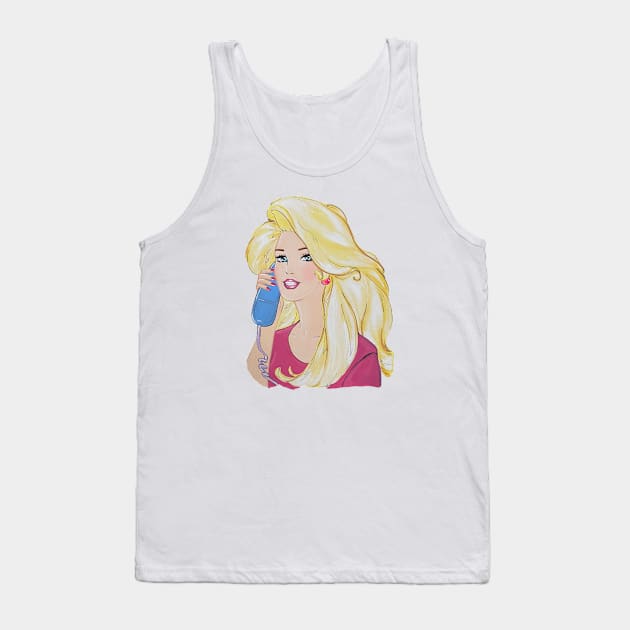 Y2K Doll Tank Top by jamesmbrooker